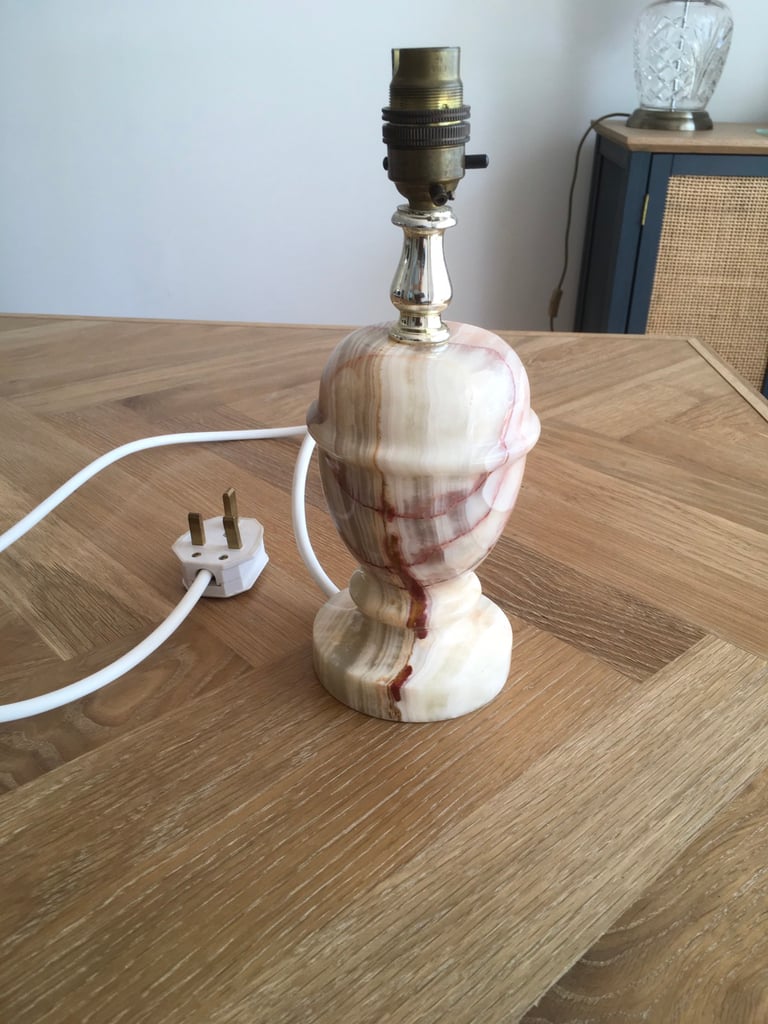 image for Vintage Heavy Oynx Lamp Base