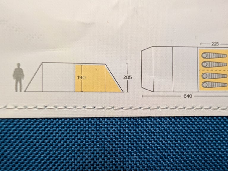 Brand New Hi Gear AIR 4 man tent