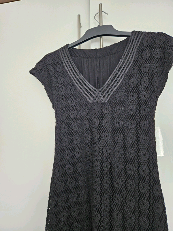 Ladies women's black dress size S