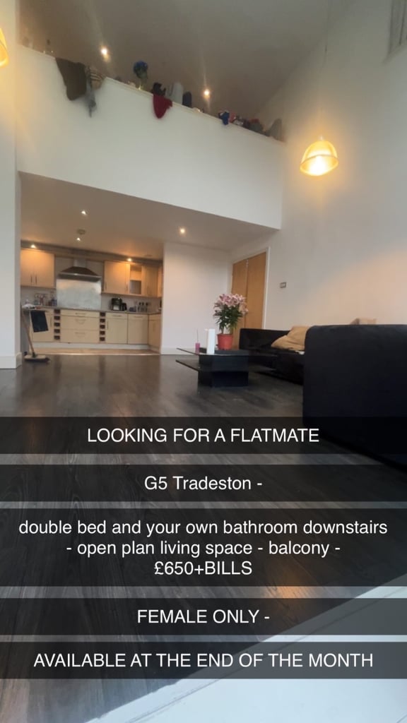 double bedroom flat share