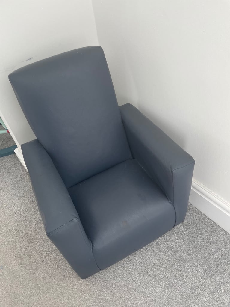 Child’s leather armchair