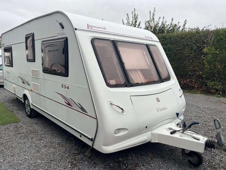 Elddis caravan fixed bed 2007