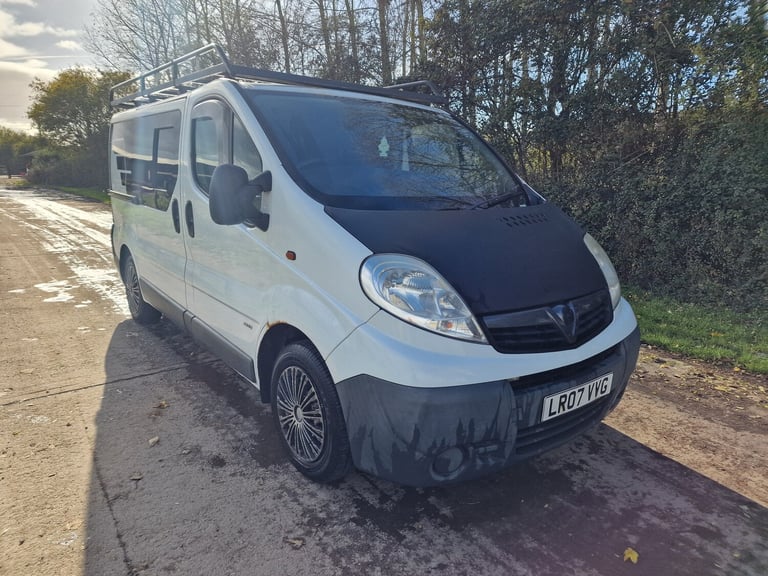 2007 Vauxhall Vivaro 3 Berth Camper Van Diesel  Drives Perfect  12mth MOT