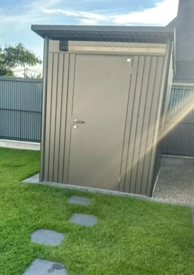 image for Shed Biohort garage security shed bike motorbike secure storage 
