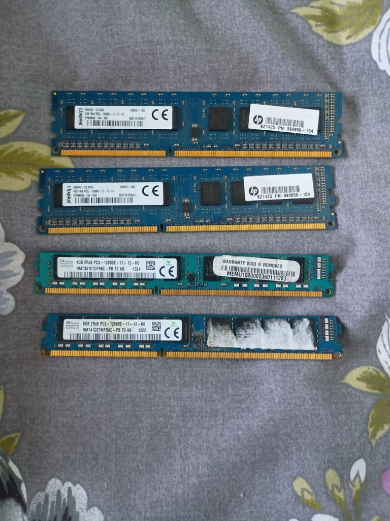 20GB of 240 pin RAM DDR3 1600Mhz (please read)
