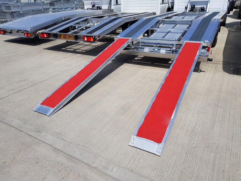 ALUMINIUM RECOVERY TRUCK LOADING RAMPS 200cm x 34cm 