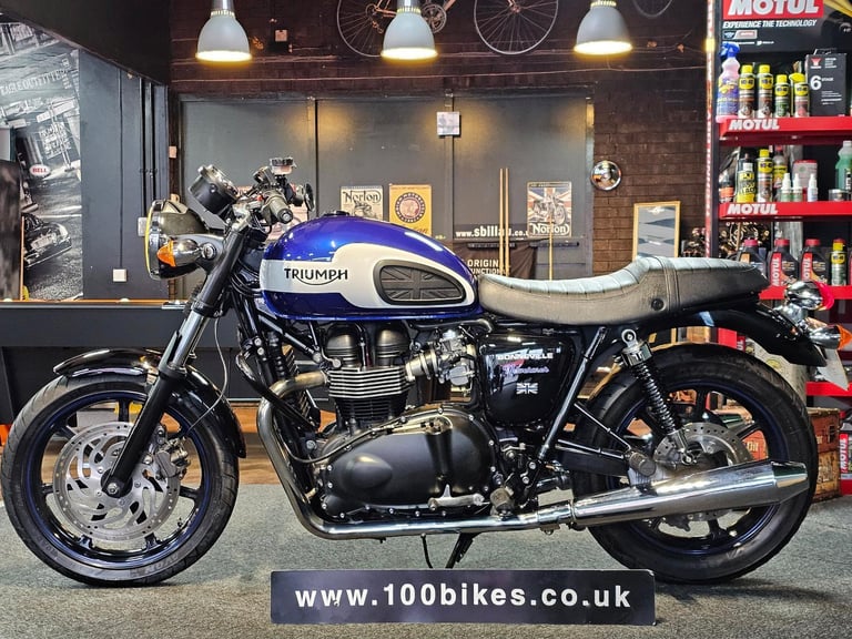 2015/65 TRIUMPH BONNEVILLE NEWCHURCH 865cc EXTRA'S 17,000 MILES