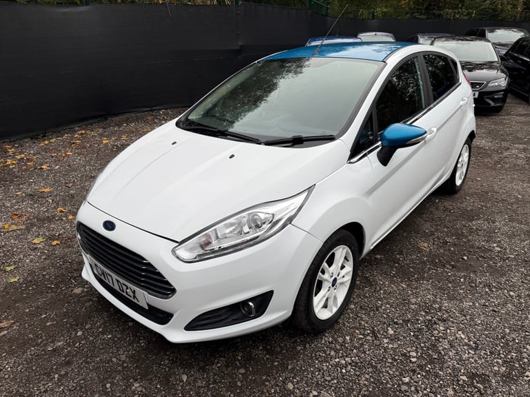 2017 Ford Fiesta 1.0 EcoBoost Zetec White 5dr HATCHBACK Petrol Manual