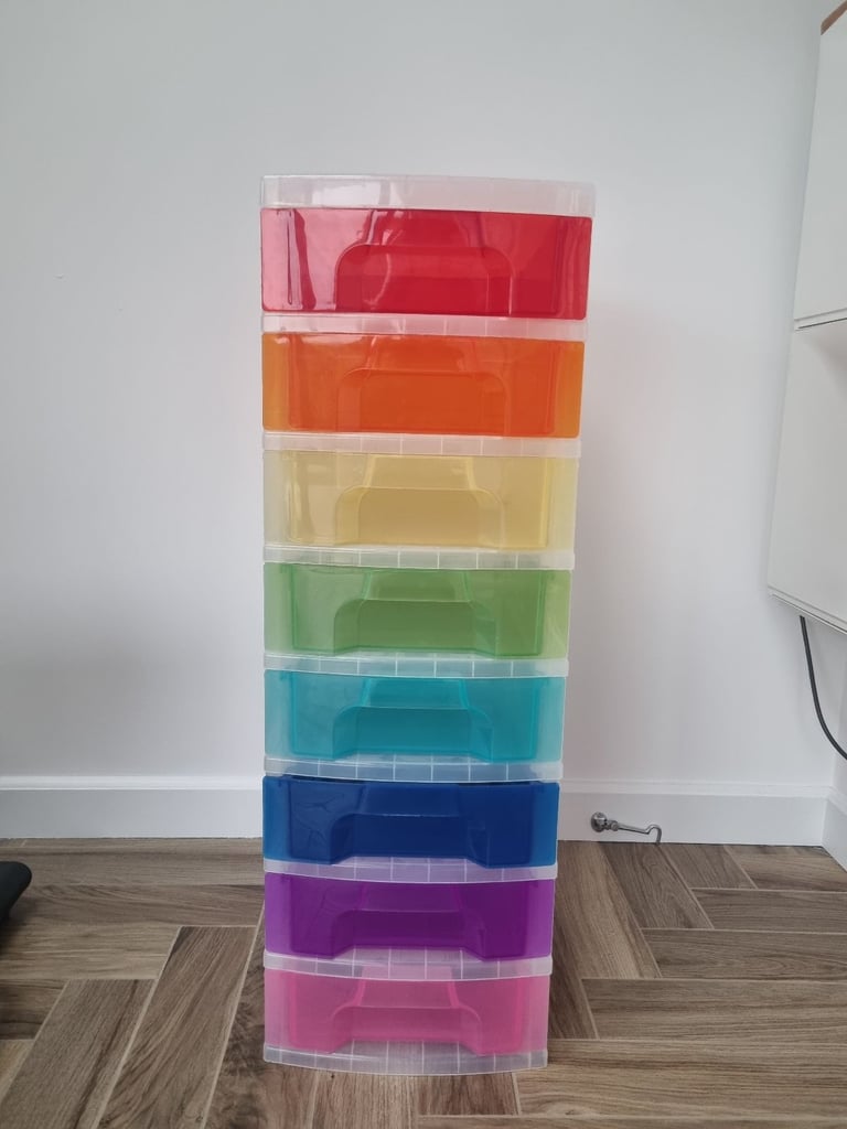 Really Useful Rainbow Tower Storage Unit/drawers (Kids/Children's or Adult furniture) 