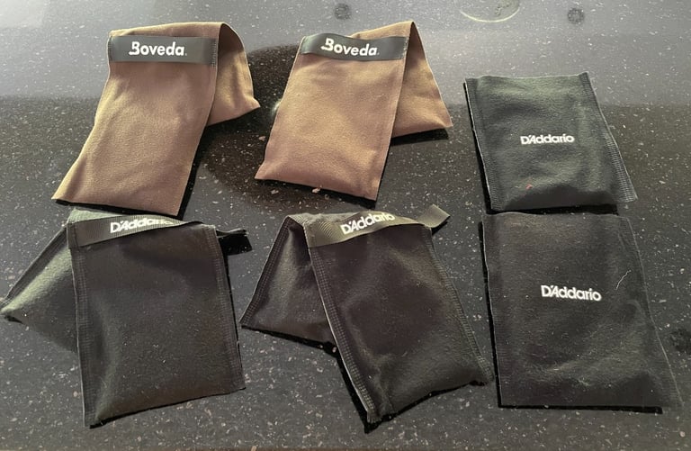 6x D'Addario / Boveda Humidipak - Guitar Humidity Protection Bags 