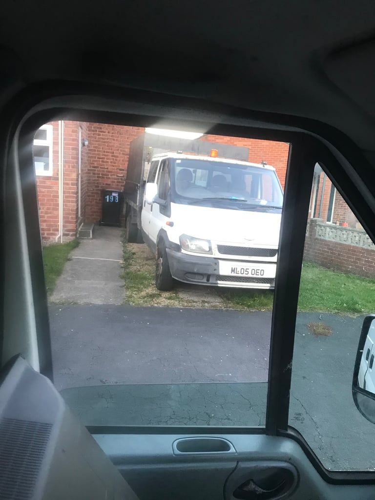 Ford transit crew cab 2005 05 white 