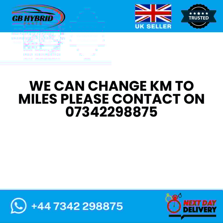 Toyota Prius 2009-2015 Speedometer Cluster In KM