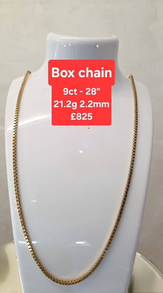 🔥 9ct gold chain 
