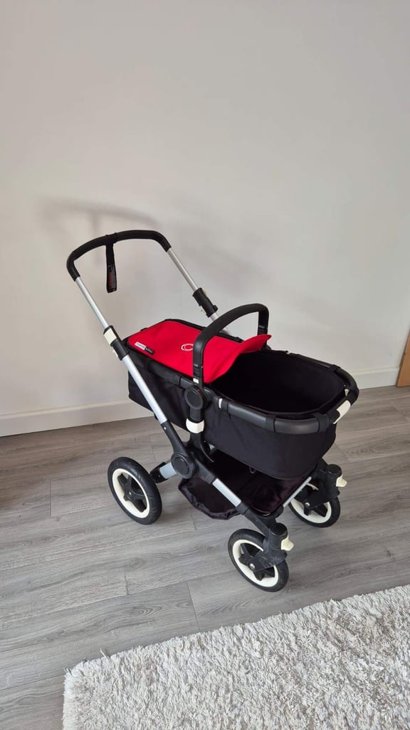 Bugaboo Buffalo Pram & Pushchair – All-Terrain, Fully Equipped + Britax Car Seat