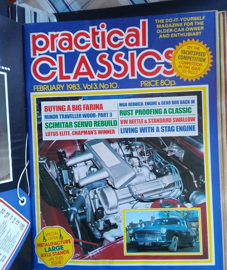 1983 Practical Classics car magazine all issues