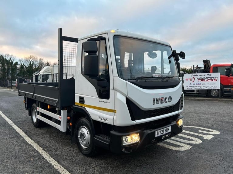 2021 Iveco Eurocargo 75 160 7 1/2 Ton Tipper with Steel Dropside Body