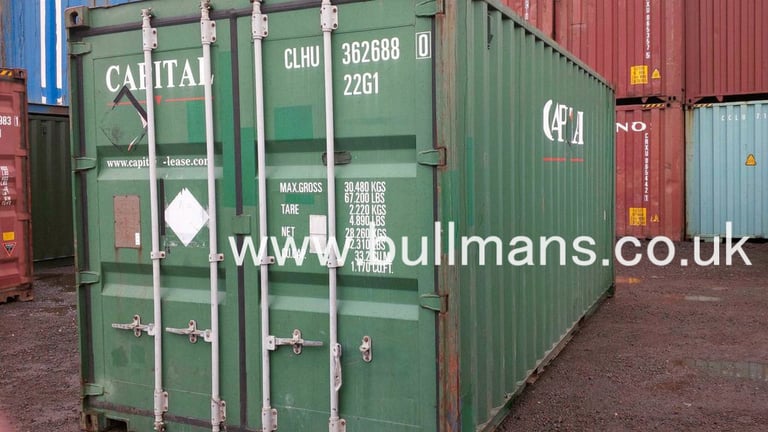 20ft second hand shipping containers - CSC plated, storage container, site container for sale
