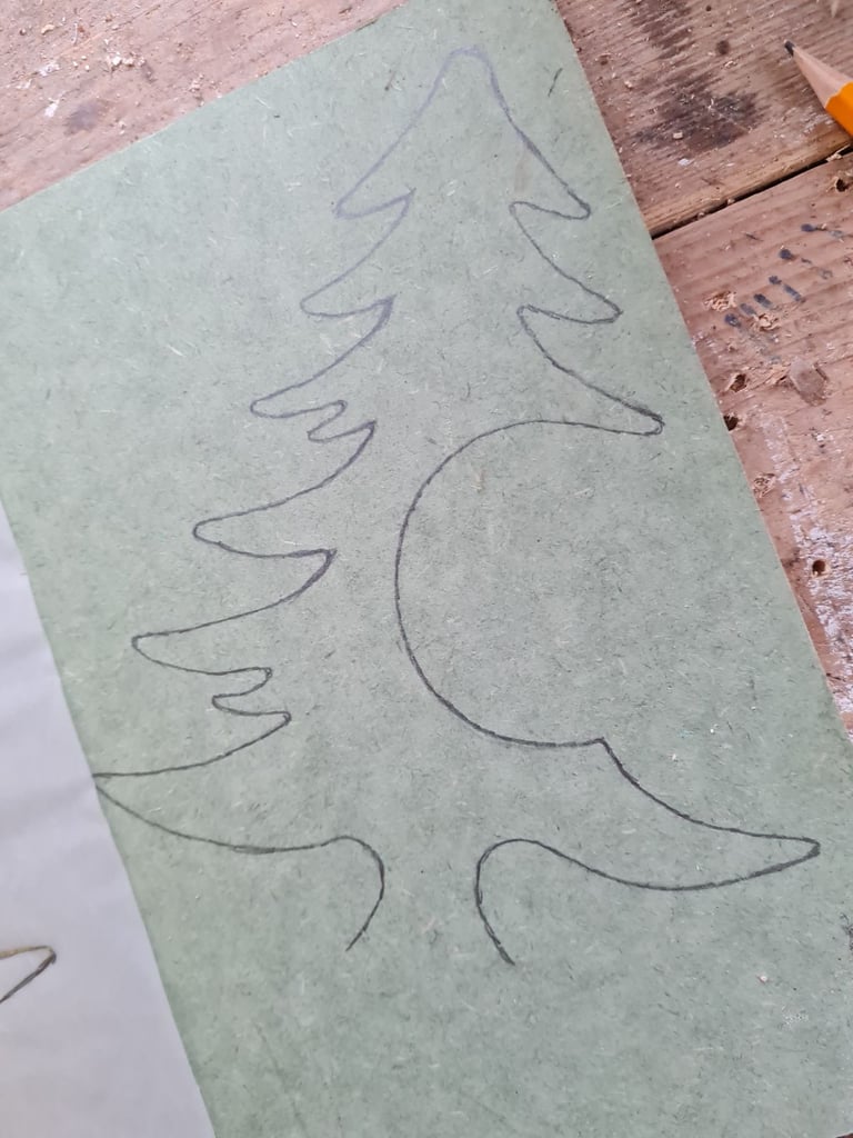 Handmade Christmas Tree Ornamental Decoration With Bauble