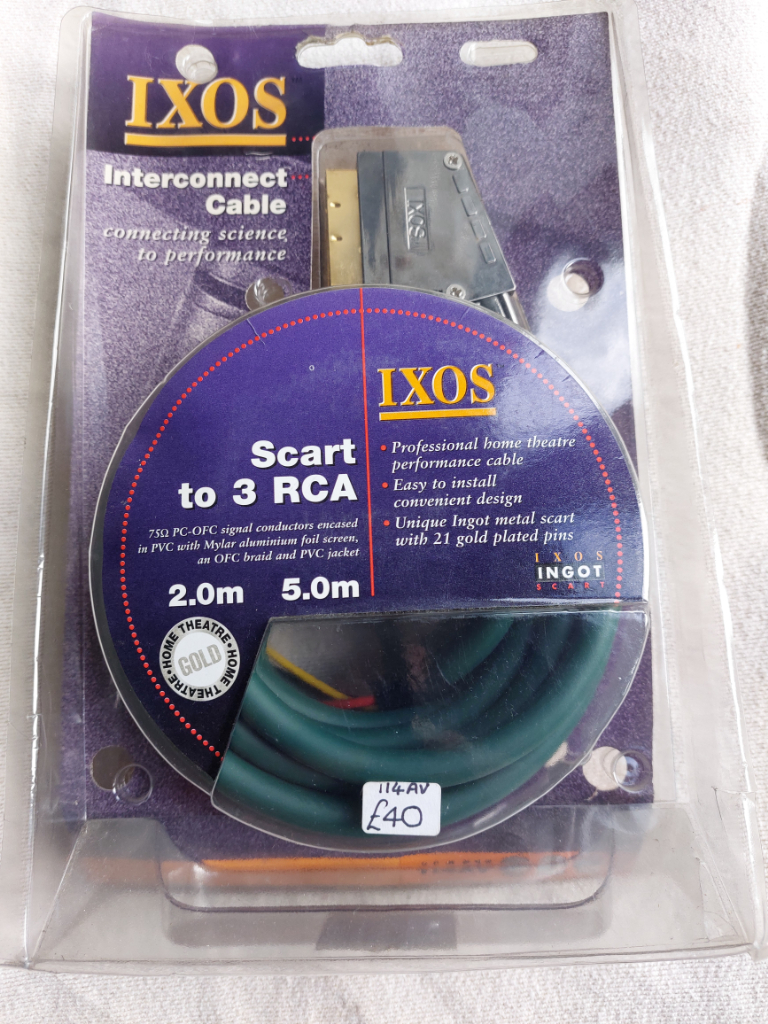 image for IXOS Scart to 3 RCA cable