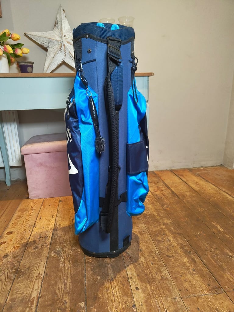 Callaway X Series Golf Cart Bag – Blue & Navy, Lightweight, Excellent Condition