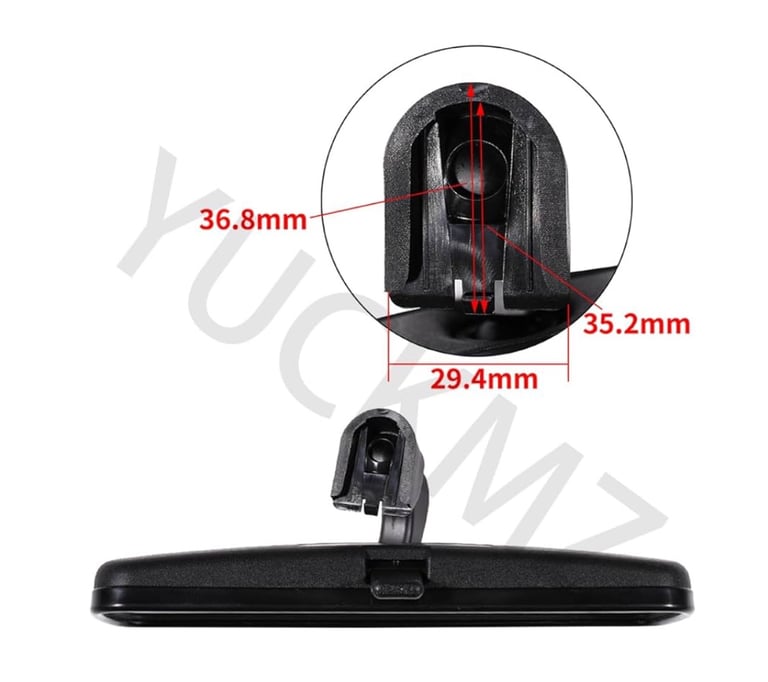 Interior Rear View Mirror Car Mirror Compatible With Ford Focus Fiesta Focus C-Max