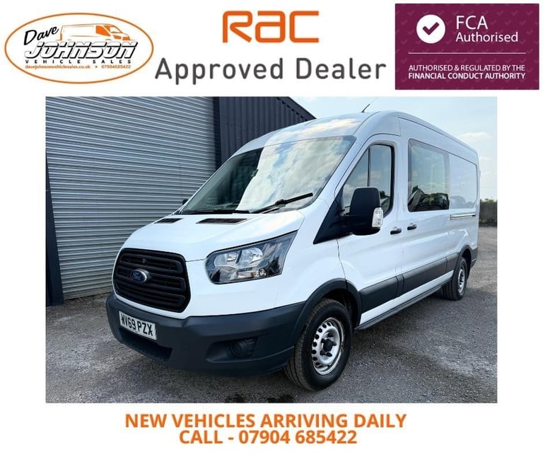 2019 69 FORD TRANSIT 350 WELFARE UNIT WELFARE VAN L3 2.0 EcoBlue H2 Trend Van