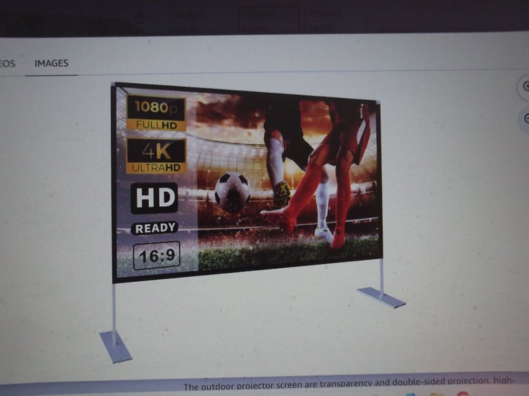 image for projector screen 100 inches