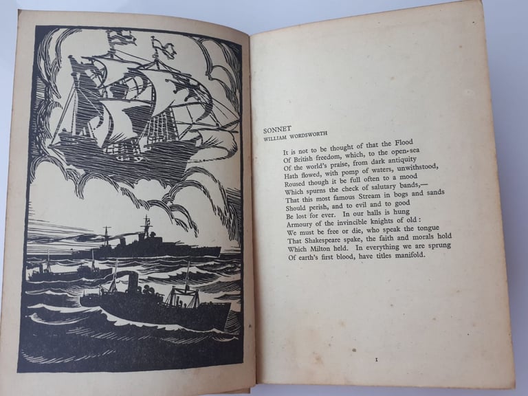 Verse of valour: an anthology of shorter war poems of Sea Land Air poetry War WWI & II, bravery