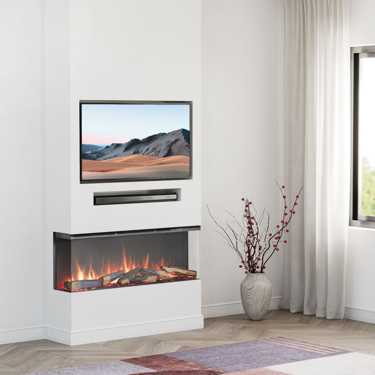 FLAMME Knighton Media Wall Insert 51inch
