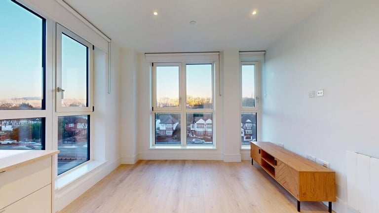 image for ✨ Modern 2-Bed Flat with Gym & Cinema | Company lets & subletters welcome – Raynes Park SW20