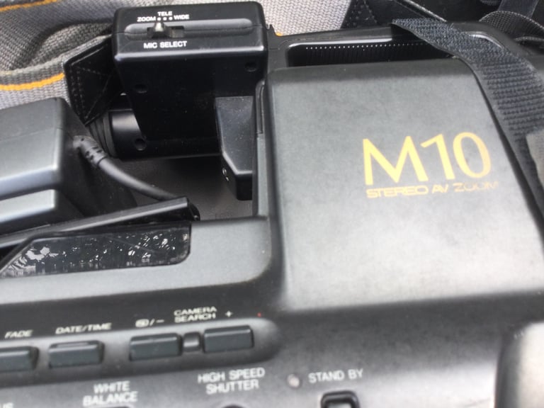 M10 VHS Vintage Panasonic Camcorder and Case