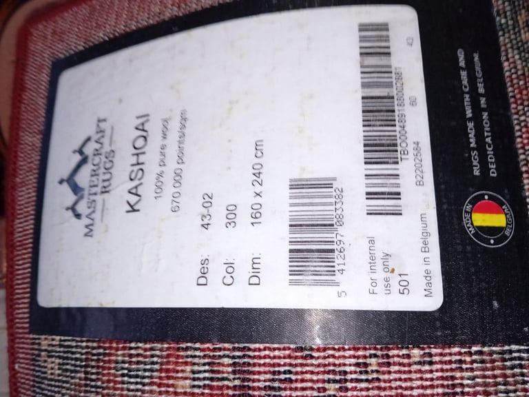 image for Pure Wool Rug £60