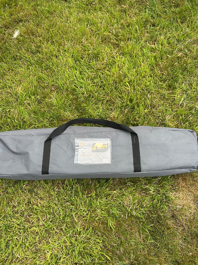 Grey Hi gear aluminium camping bed