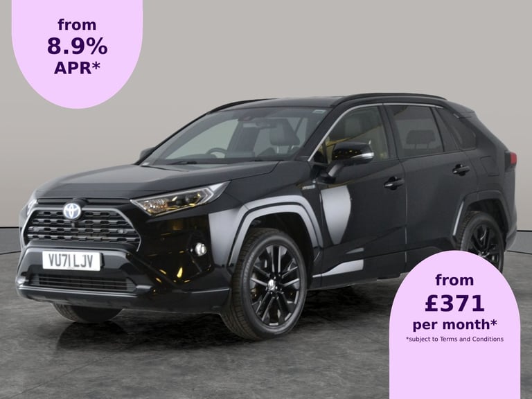 image for 2021 Toyota RAV4 2.5 VVT-i Hybrid Black Edition 5dr CVT 2WD ESTATE PETROL/ELECTRIC Automatic