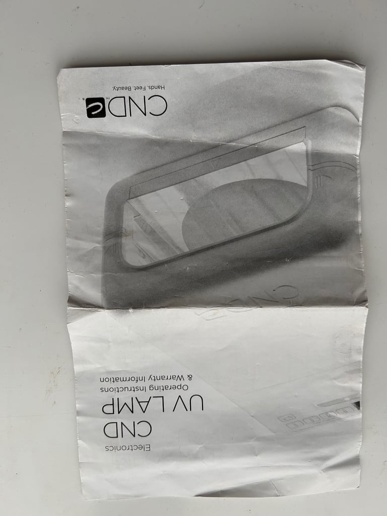 CND nail lamp