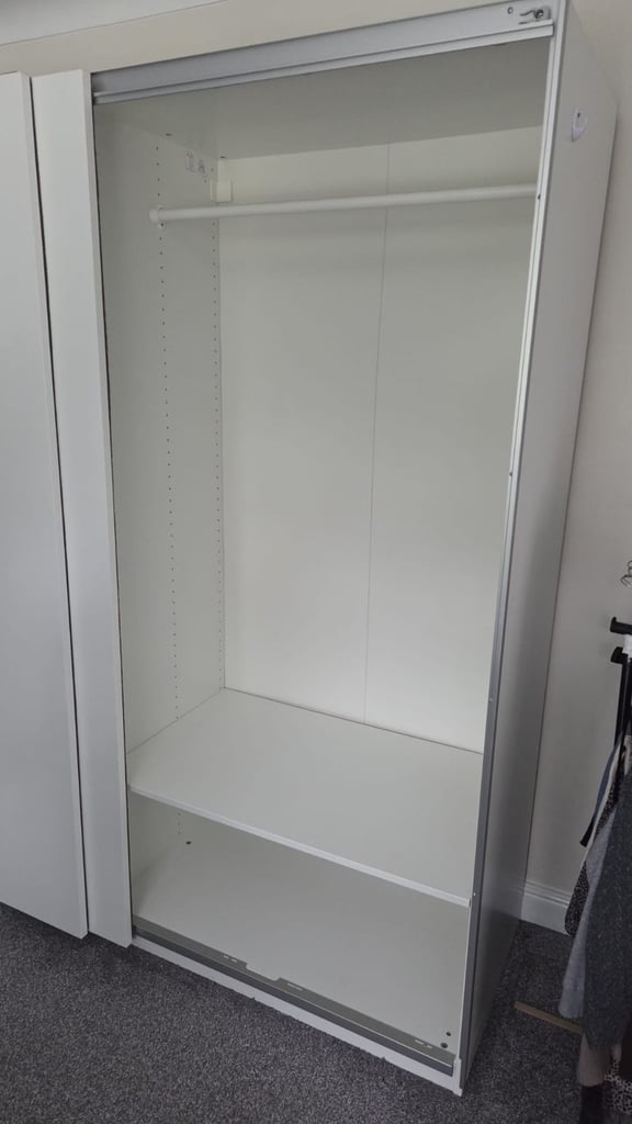 Ikea double sliding door wardrobe 