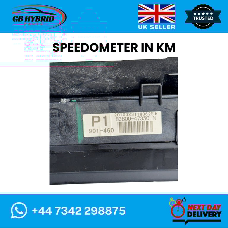 Toyota Prius 2009-2015 Speedometer Cluster In KM