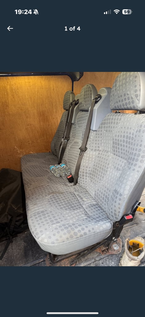 Transit rear seats