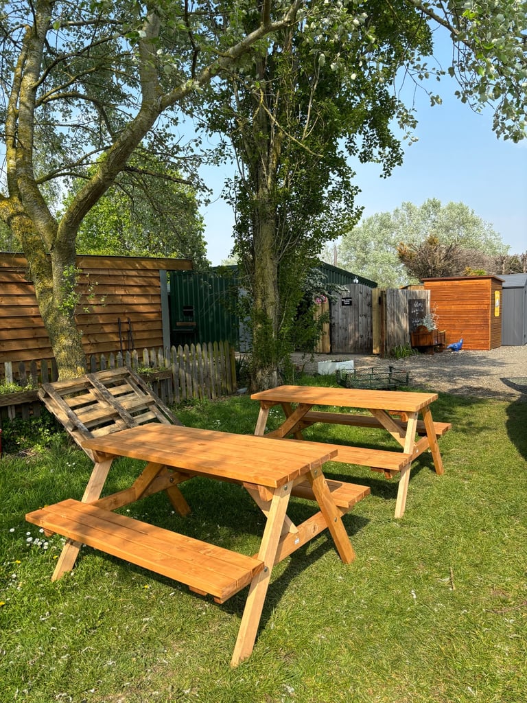 New Picnic Benches