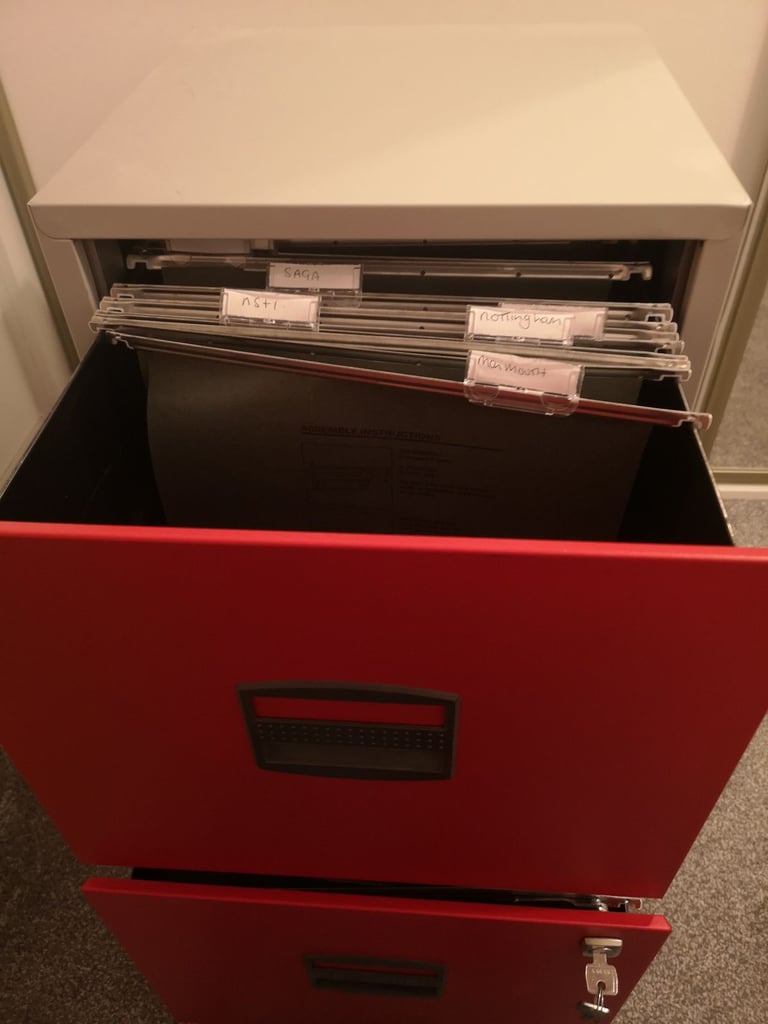 image for 2 drawer filing cabinet