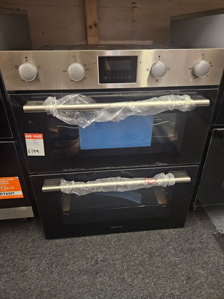 image for Brand New Hisense BID75211XUK Built Under Double Electric Oven S/Steel