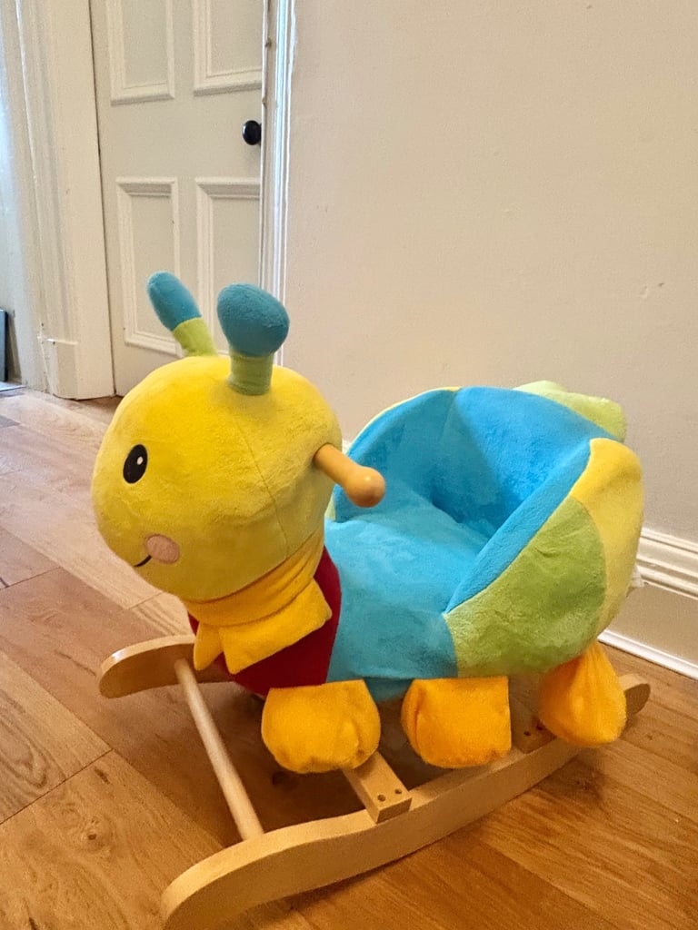 Rocking caterpillar rocking horse type toy 