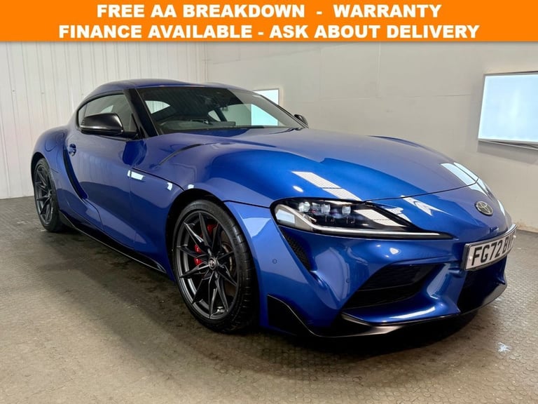 2022 72 TOYOTA SUPRA 3.0T GR COUPE 3DR PETROL MANUAL EURO 6 (S/S) (340 PS)