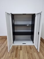 White Metal Storage Cabinet (80cm)