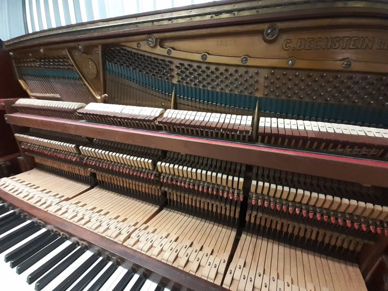 C Bechstein Model 9 upright piano Mahogany *adjustable stool + 1st fine tuning option*
