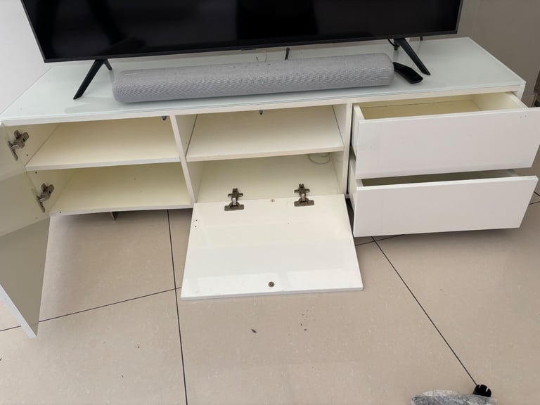 White sideboard 