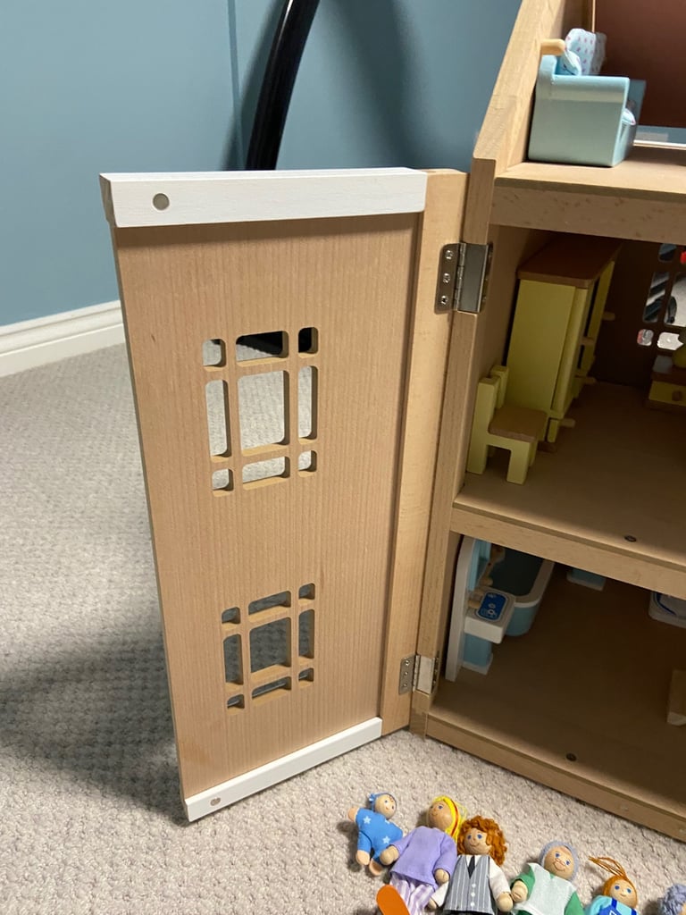 John Lewis Wooden Dolls House & Furniture