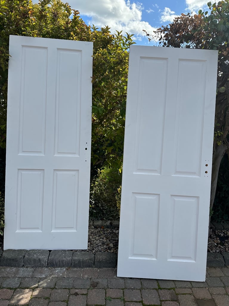 White Solid Wood Doors 
