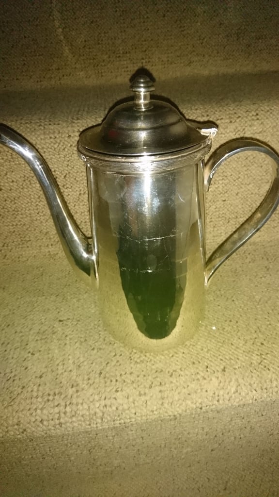 SILVER PLATED COFFEE POT SUGAR BOWL FOR CHRISTMAS