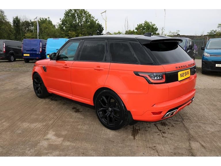 2018 RANGE ROVER SVR SUPER RARE FACTORY ORDER LAVA ORANGE STUNNING CONDITION